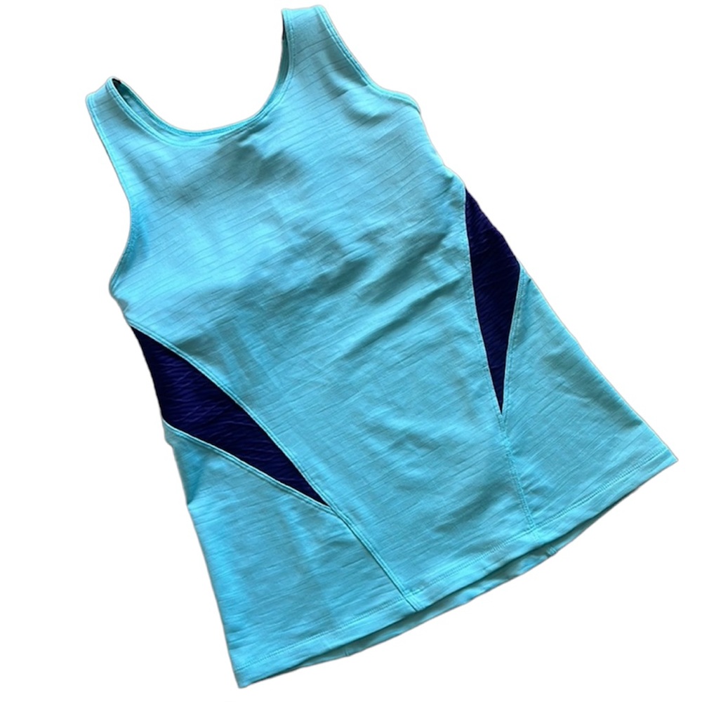 PEARL IZUMI WOMENS INFINITY WORKOUT TANK GREEN PURPLE SIZE M CYCLING RUNNING GYM